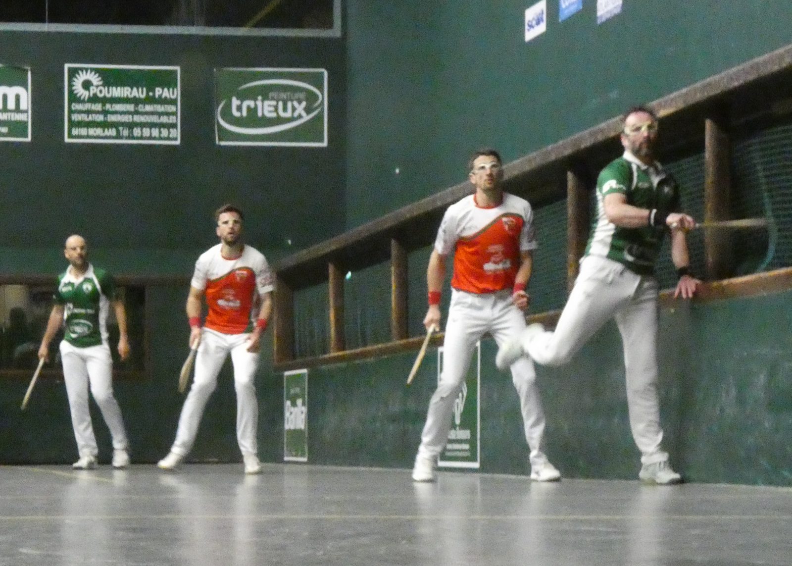 Olivier Laberdesque défend le filet