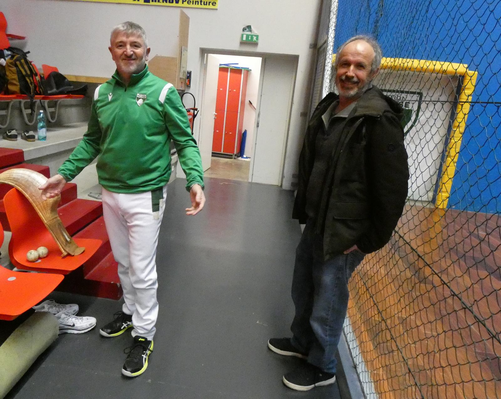 Didier Lagourgue et Francis Sallaberry, la puinta jouait samedi!ar