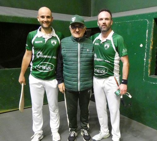 Le président Pierrou fier de son duo.