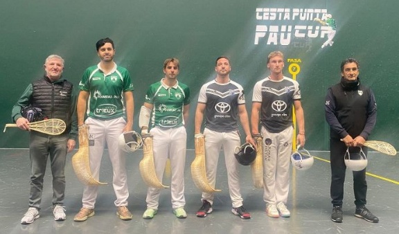 Section et Guéthary à la présentation.