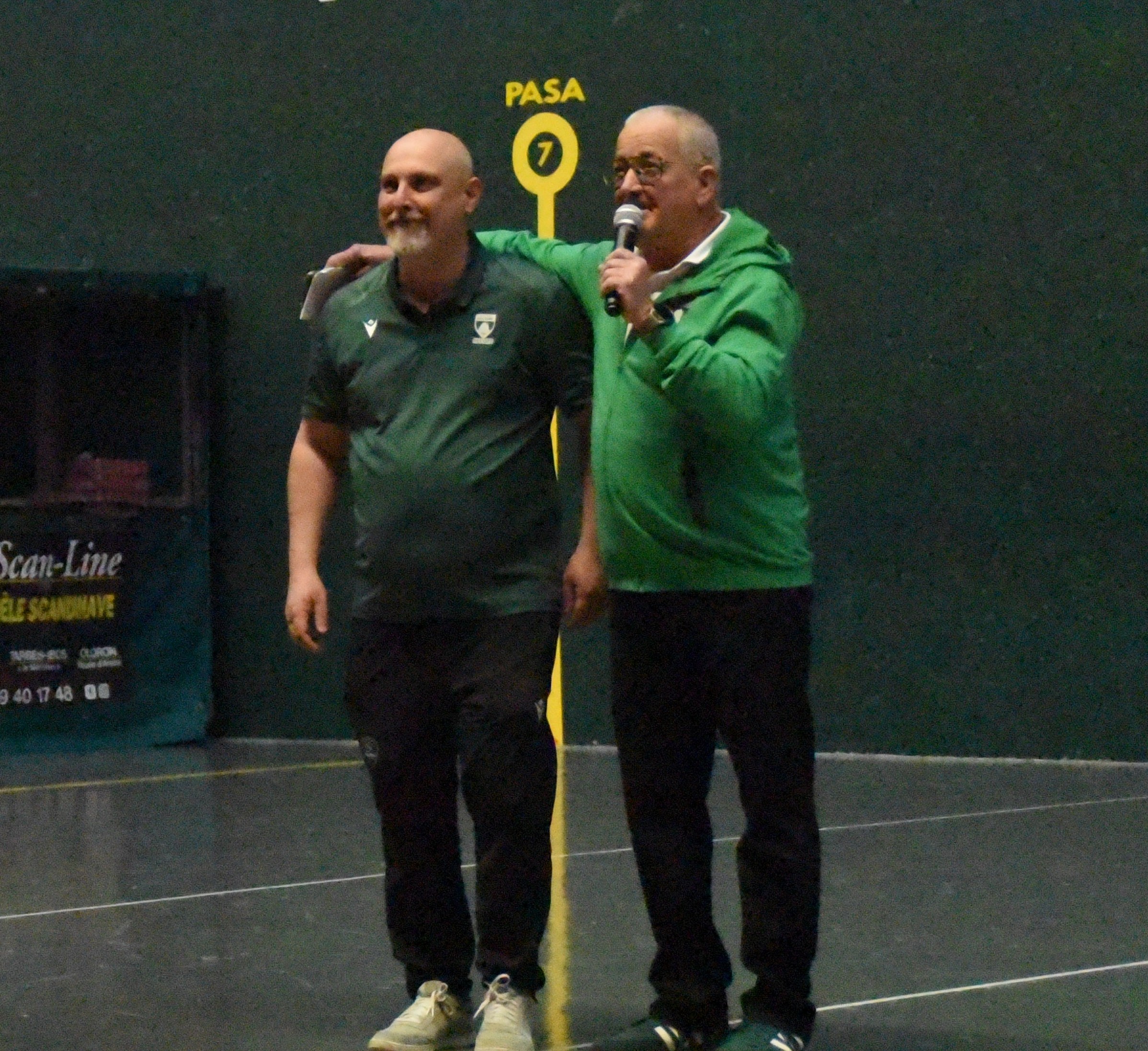 Peïo Badillé ovationné comme chaque fois.