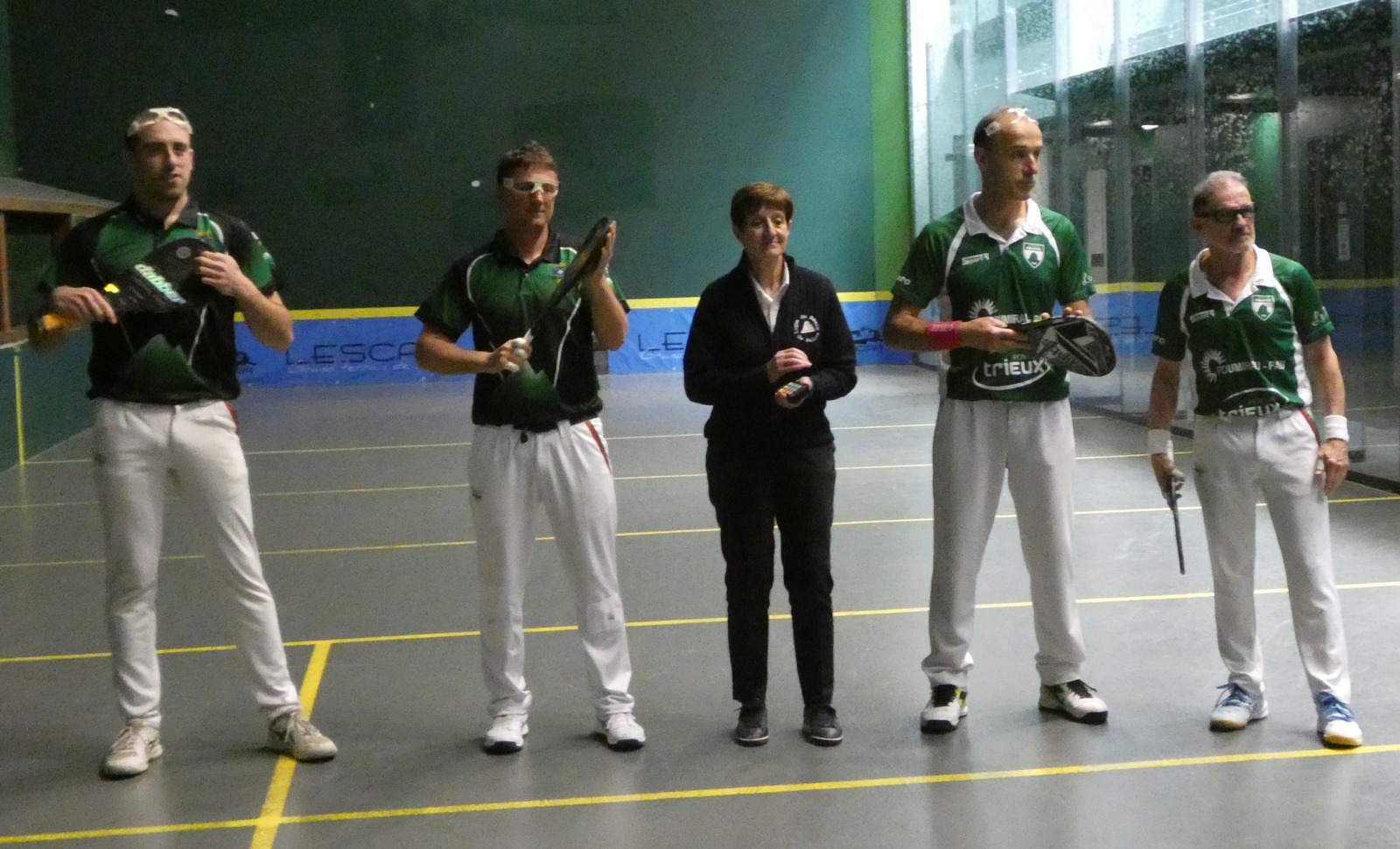 Palois et Sauveterriens  au "yo" d'envoi.