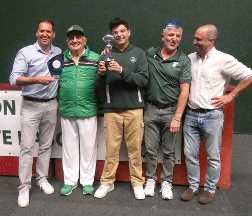 Champions F. Cantos et D. Lagourgue.