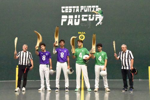 Le salut du pelotari au public