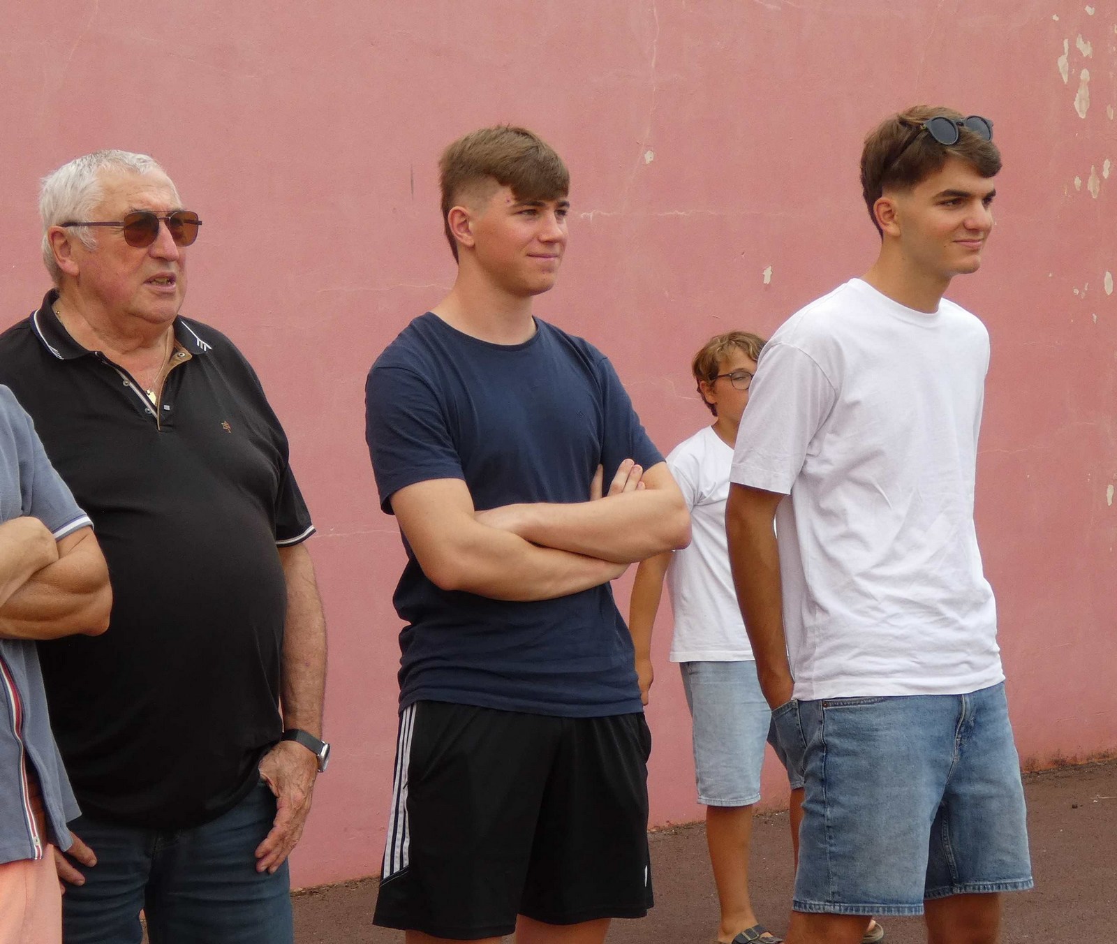 Supporter des juniors à Hossegor en aôût dernier 