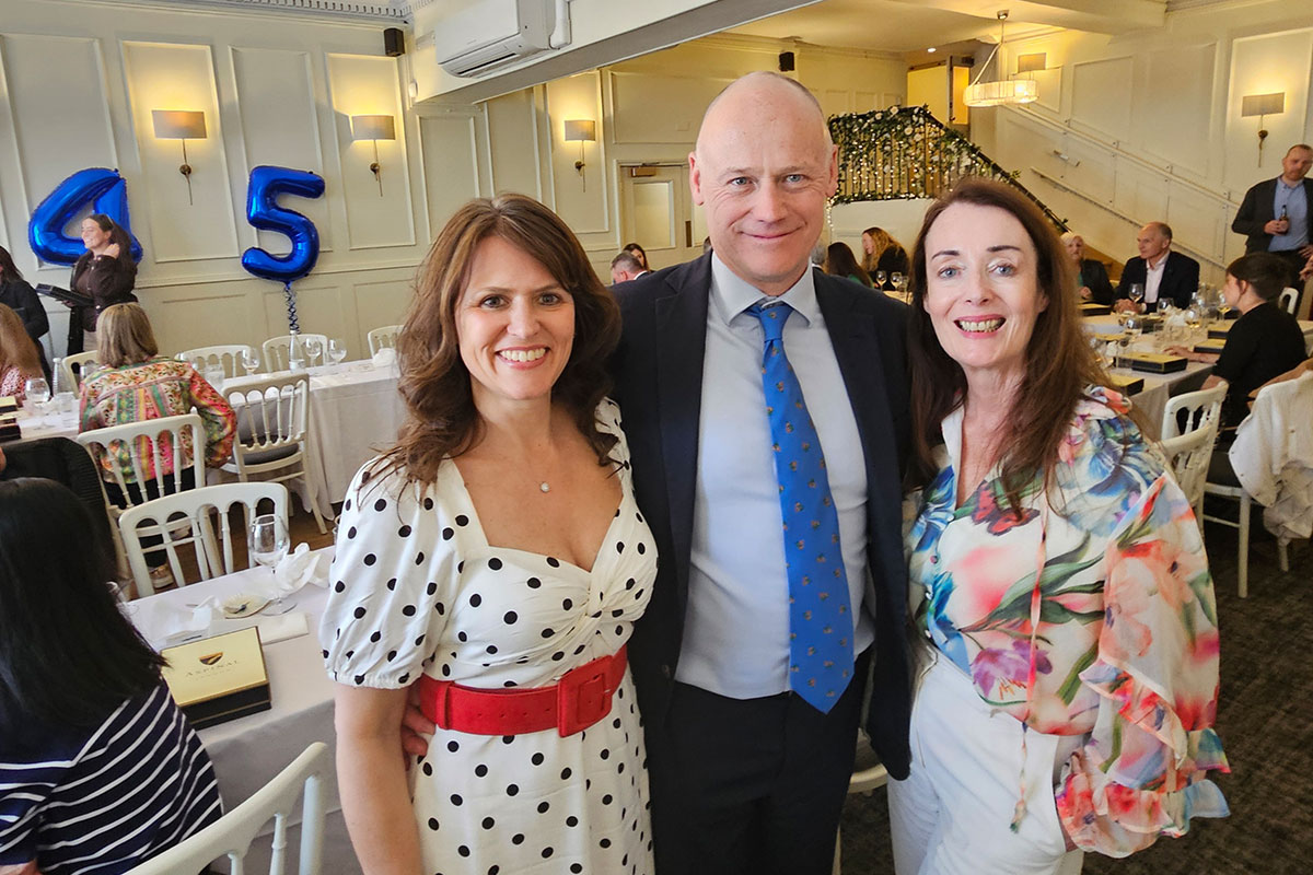 Birthday lunch to celebrate 45 years