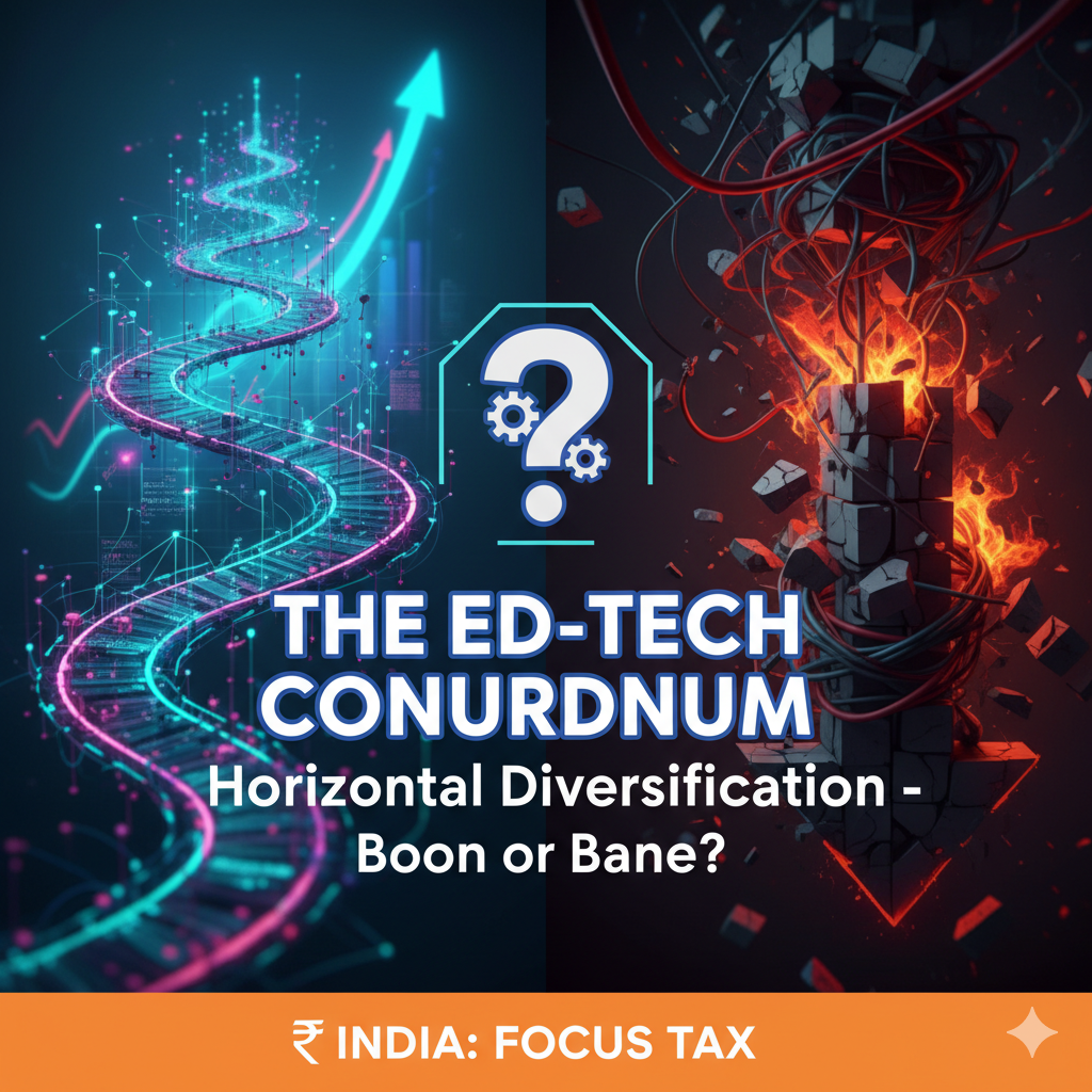 The Ed-tech Conundrum: Horizontal diversification - Boon or Bane