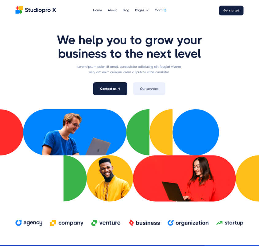Home Page - Studiopro Webflow Template