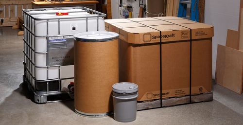 Adhesives & Polymers packages for totes, drums and pails