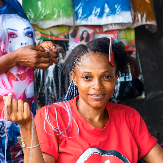 Prepayments system for hair braiding salons
