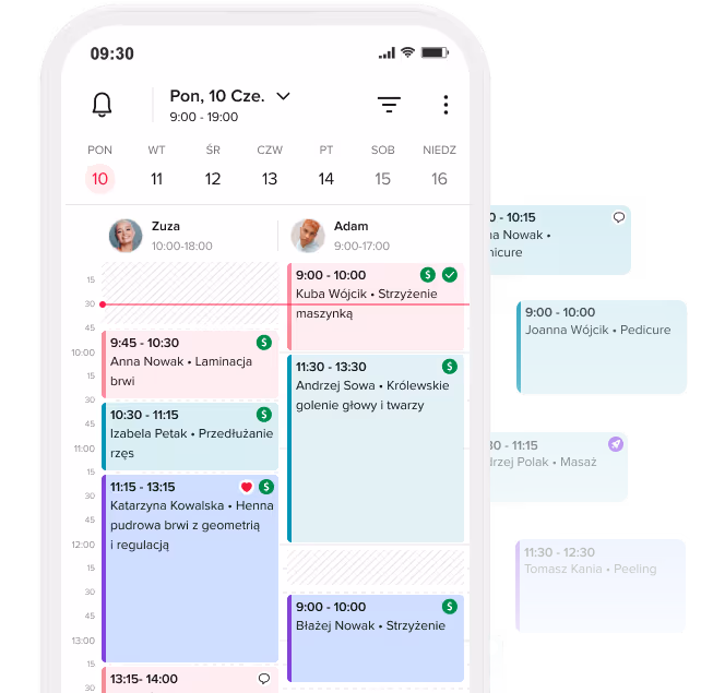 kalendarz do umawiania wizyt online