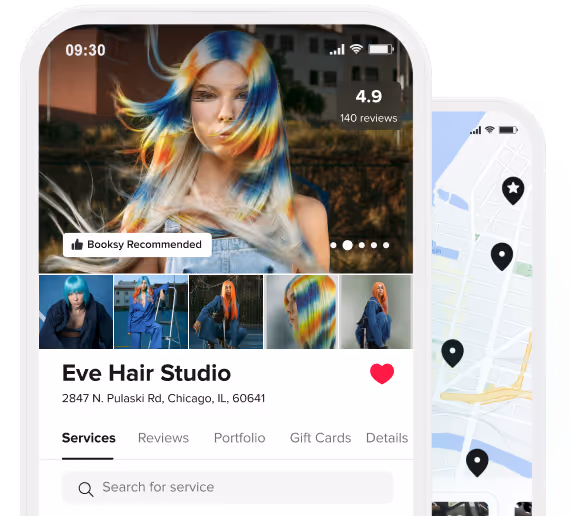 Beauty pro profile on Booksy marketplace