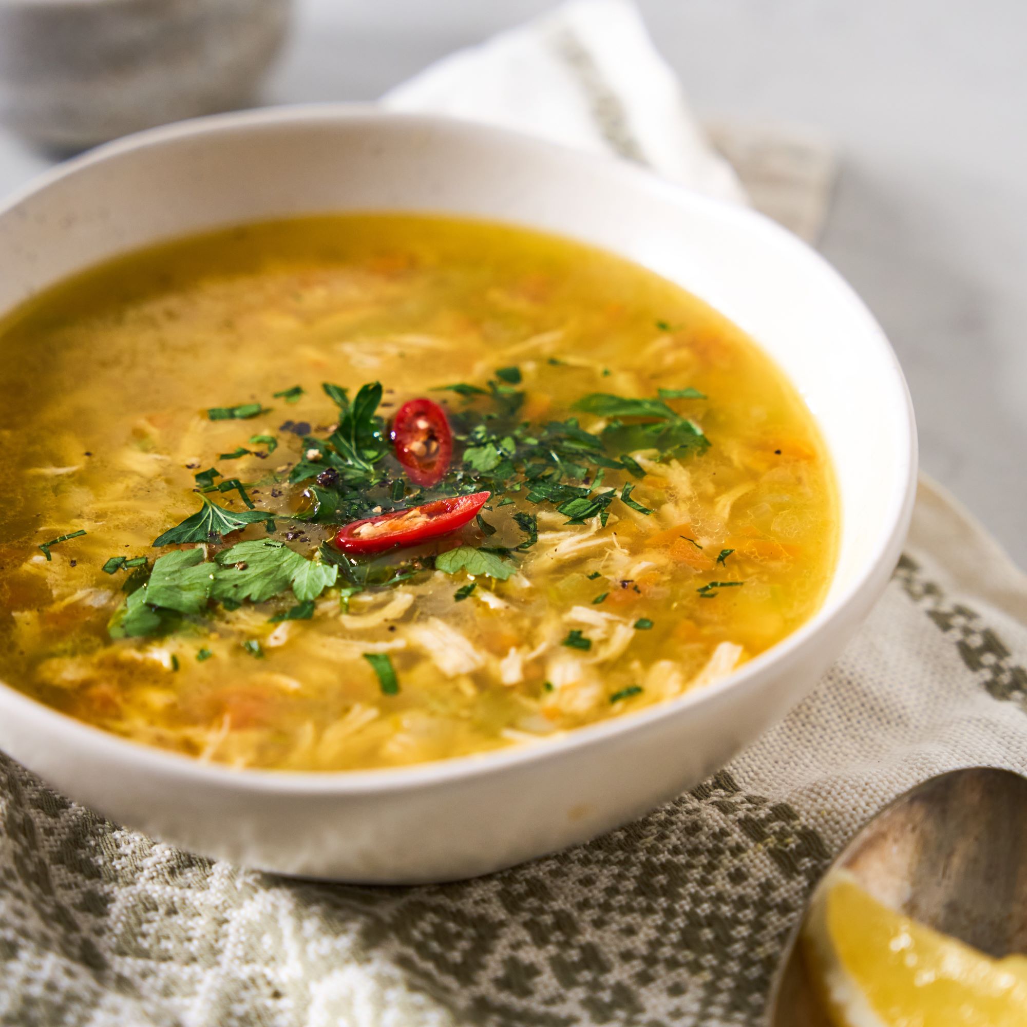 Soup'd Up Chicken & Veggie made with Harvest B protein