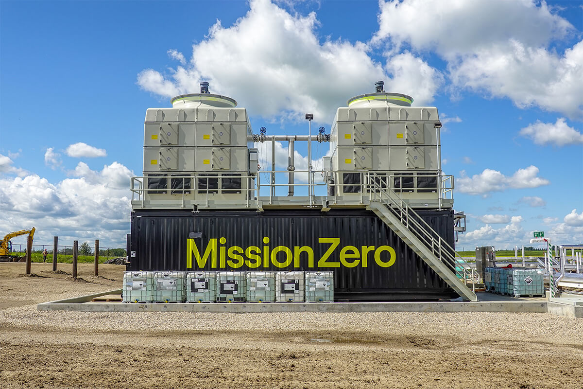 Mission Zero direct air capture system.