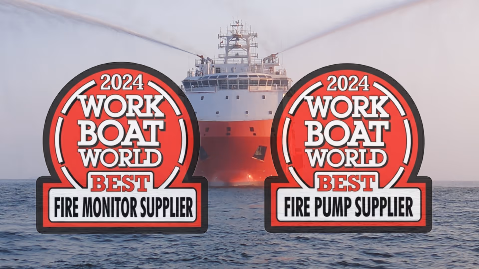 FFS wins Best Fire Pump & Fire Monitor Supplier 2024 from Work Boat World