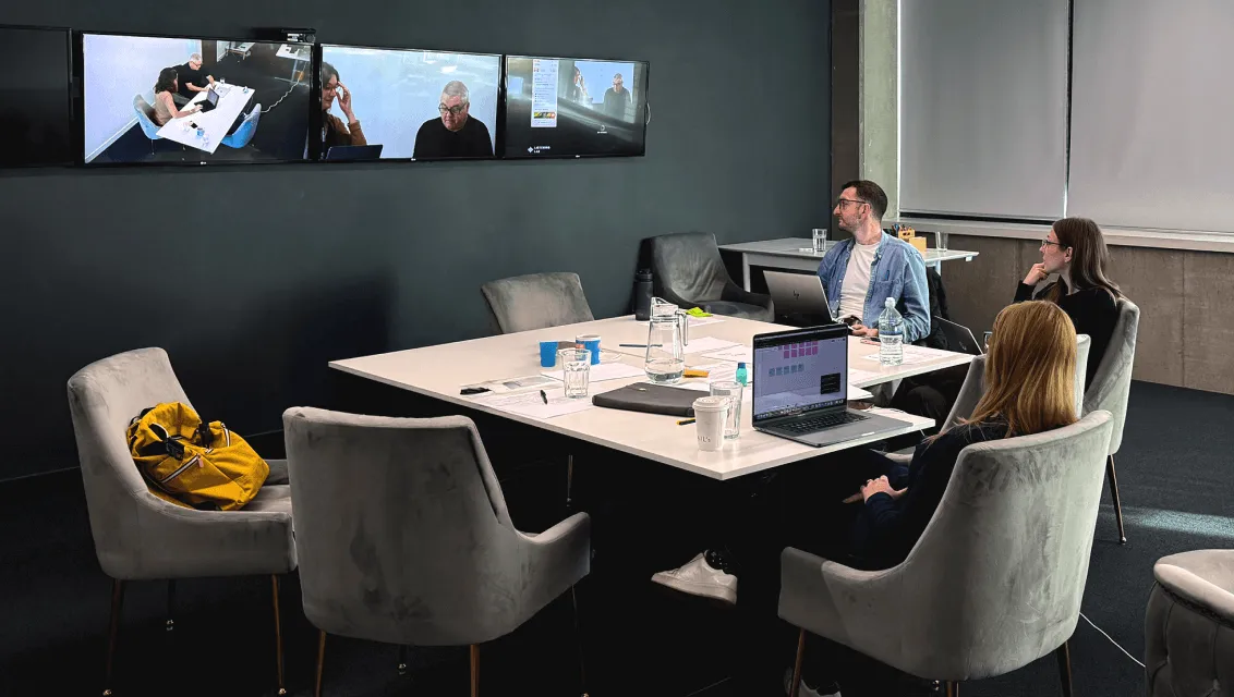 Meeting with office client