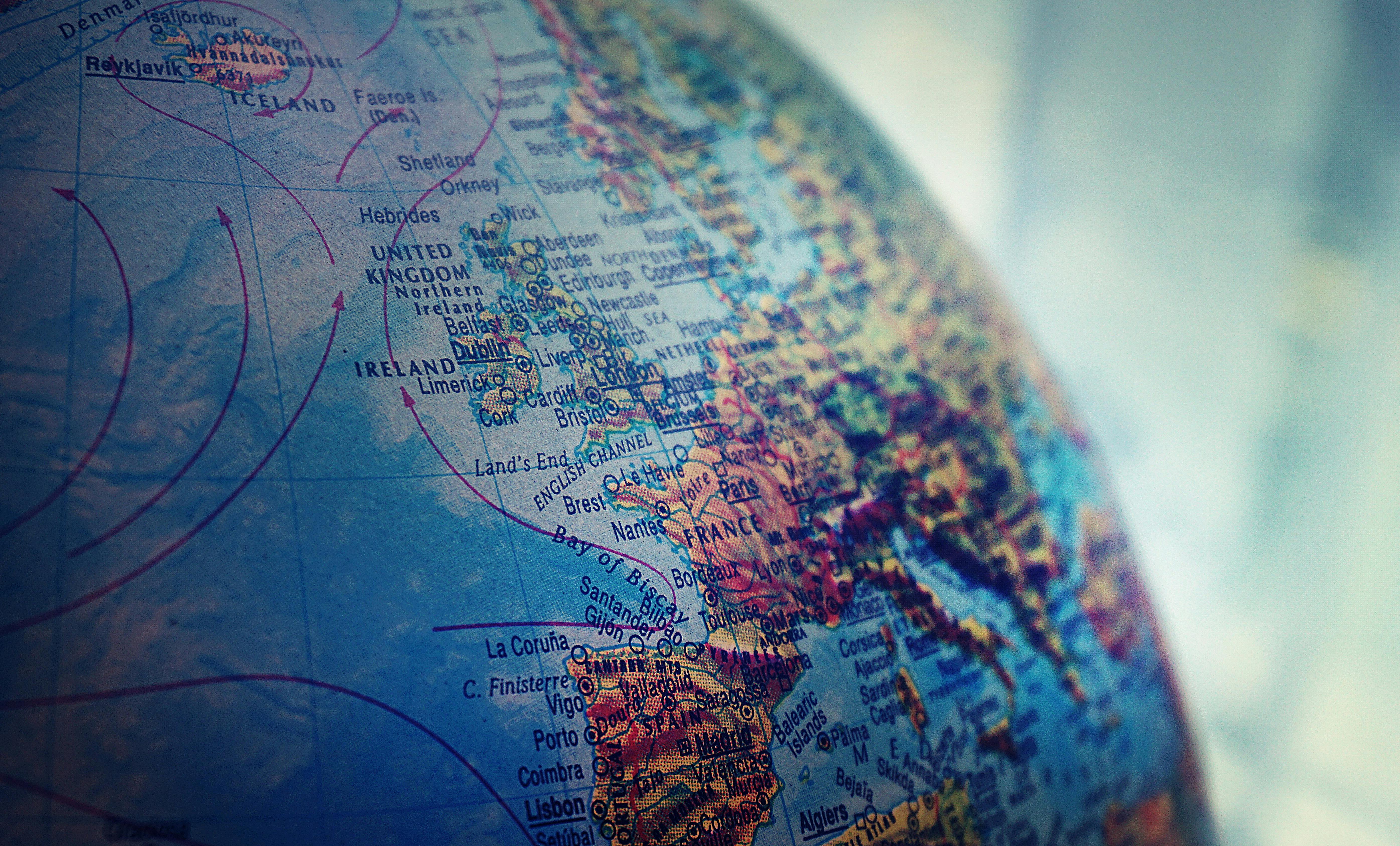 Photo by Suzy Hazelwood: https://www.pexels.com/photo/shallow-focus-photo-of-world-globe-1098515/