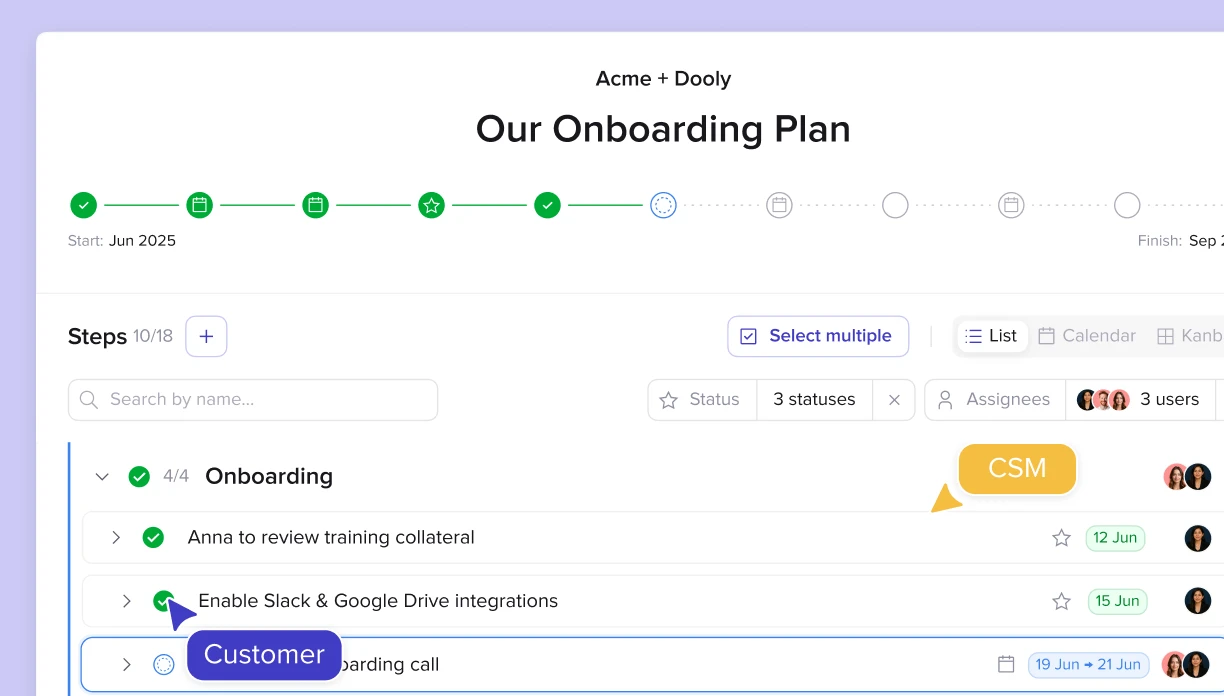 Onboard quicker with customer collaboration