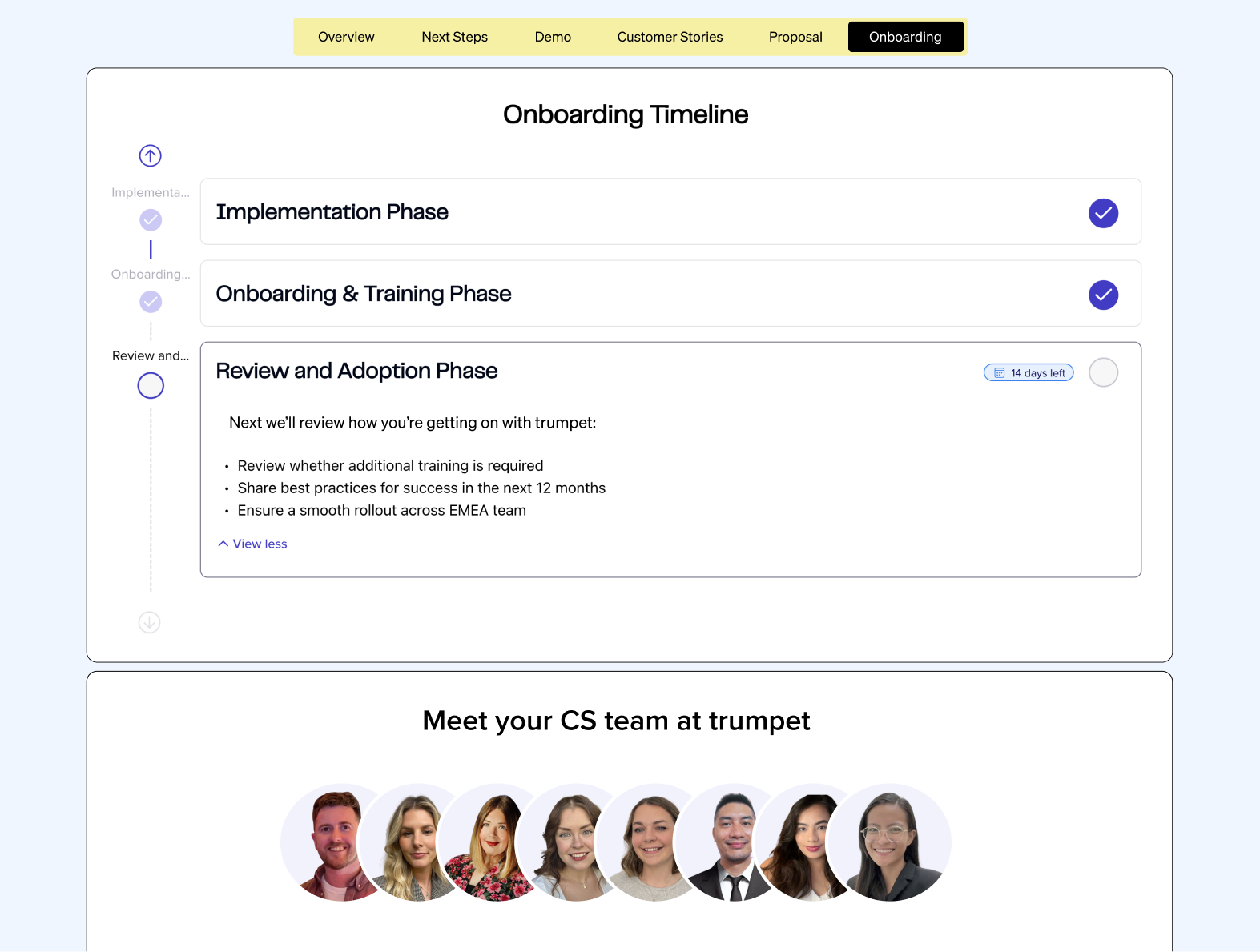 Onboard quicker with customer collaboration