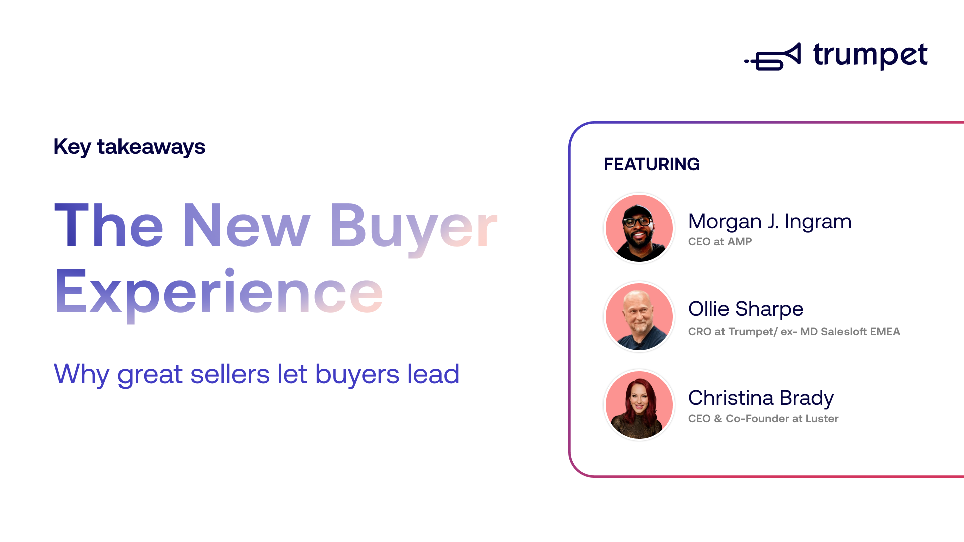 Sales today is about guiding, not pushing. This blog looks at how flipping the funnel empowers buyers - and accelerates deals.
