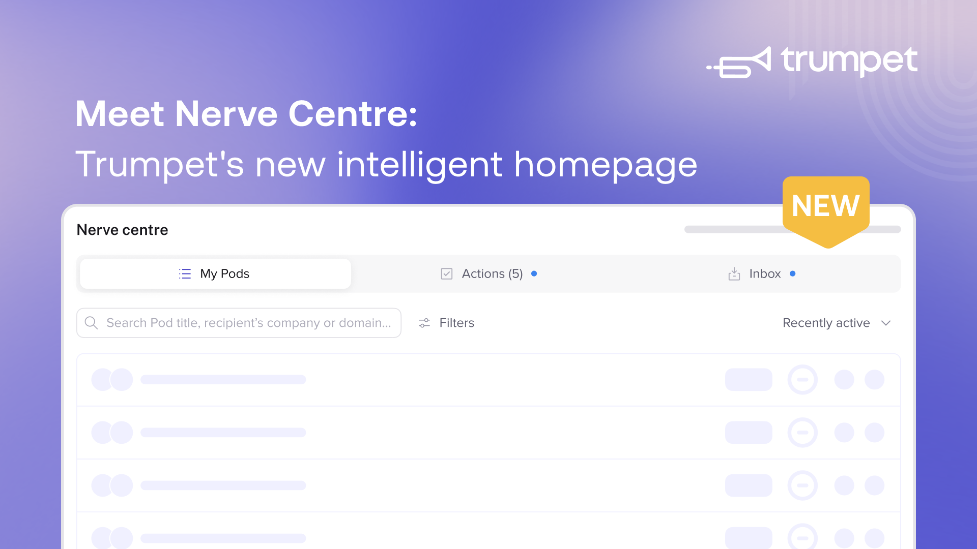 Built for modern revenue teams, the Nerve Centre transforms intelligence into action so you can stay ahead of every deal and customer.