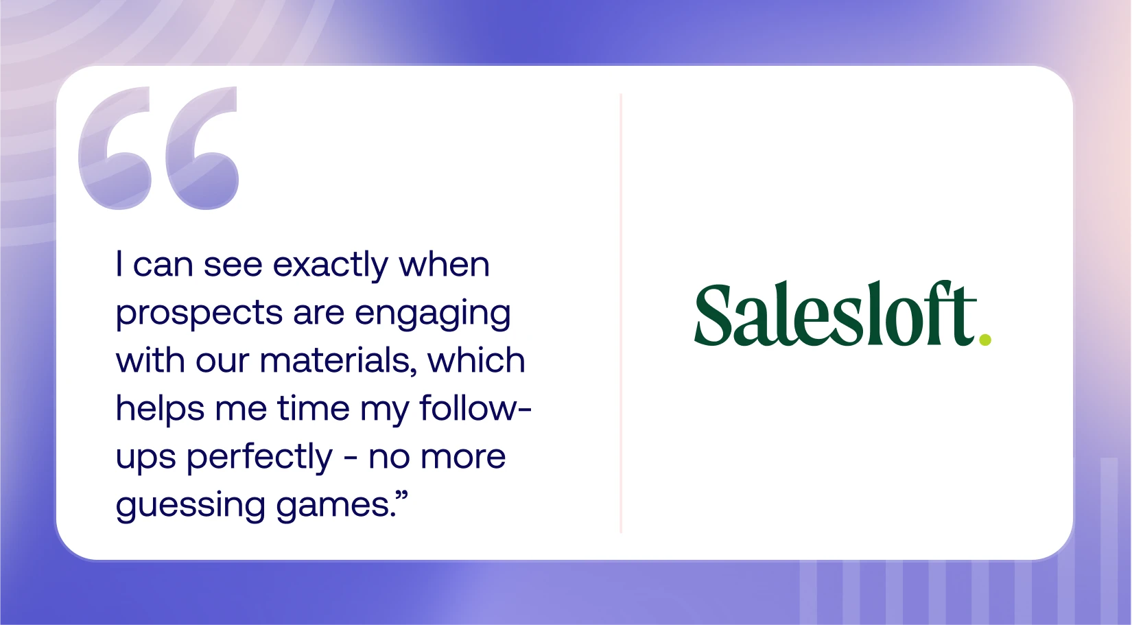 How Salesloft differentiates the post-demo experience and engages buying teams.