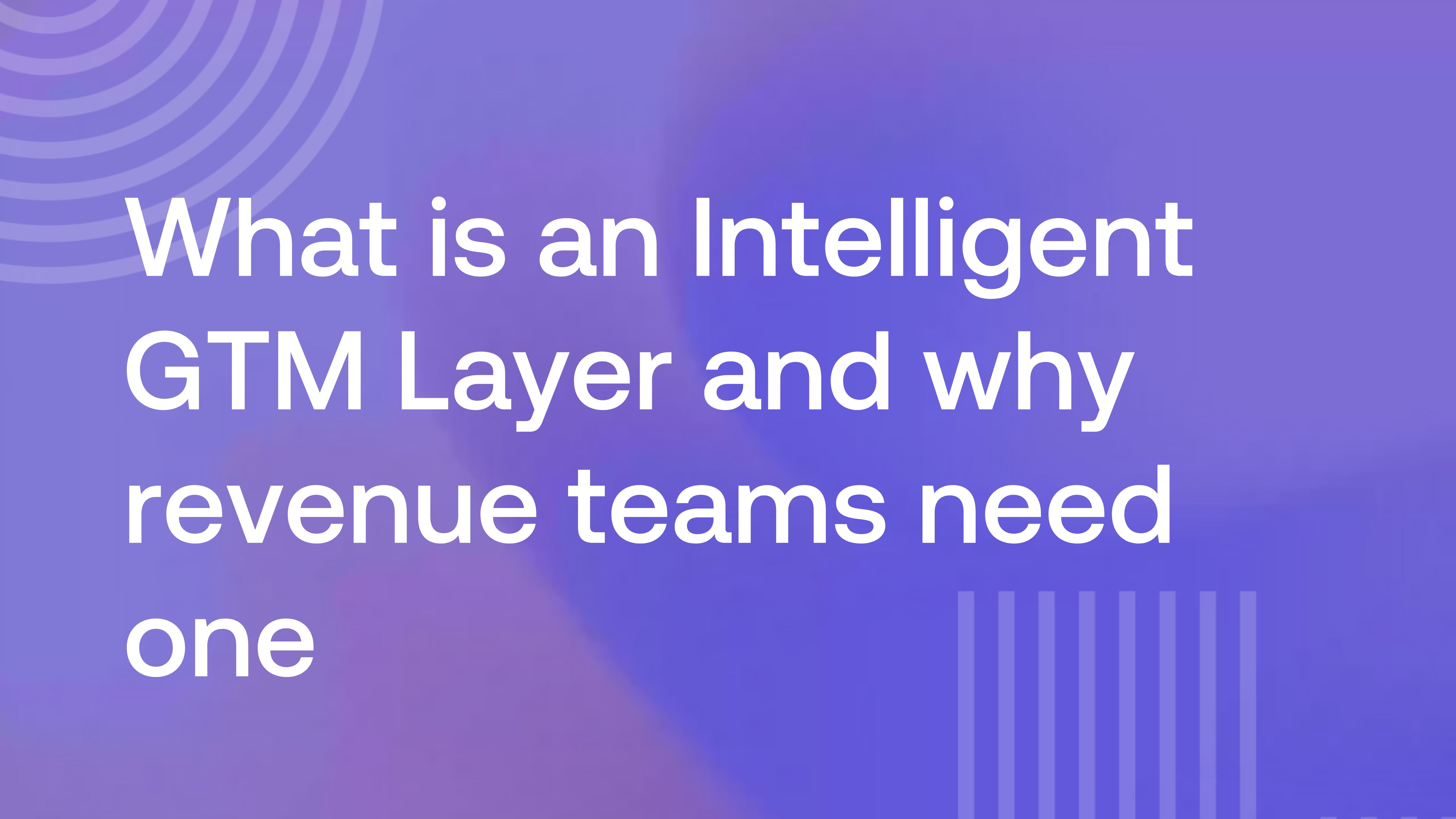 Modern revenue teams do not need another system of record. They need a connective layer that coordinates people, tools, and signals across the entire go to market motion.