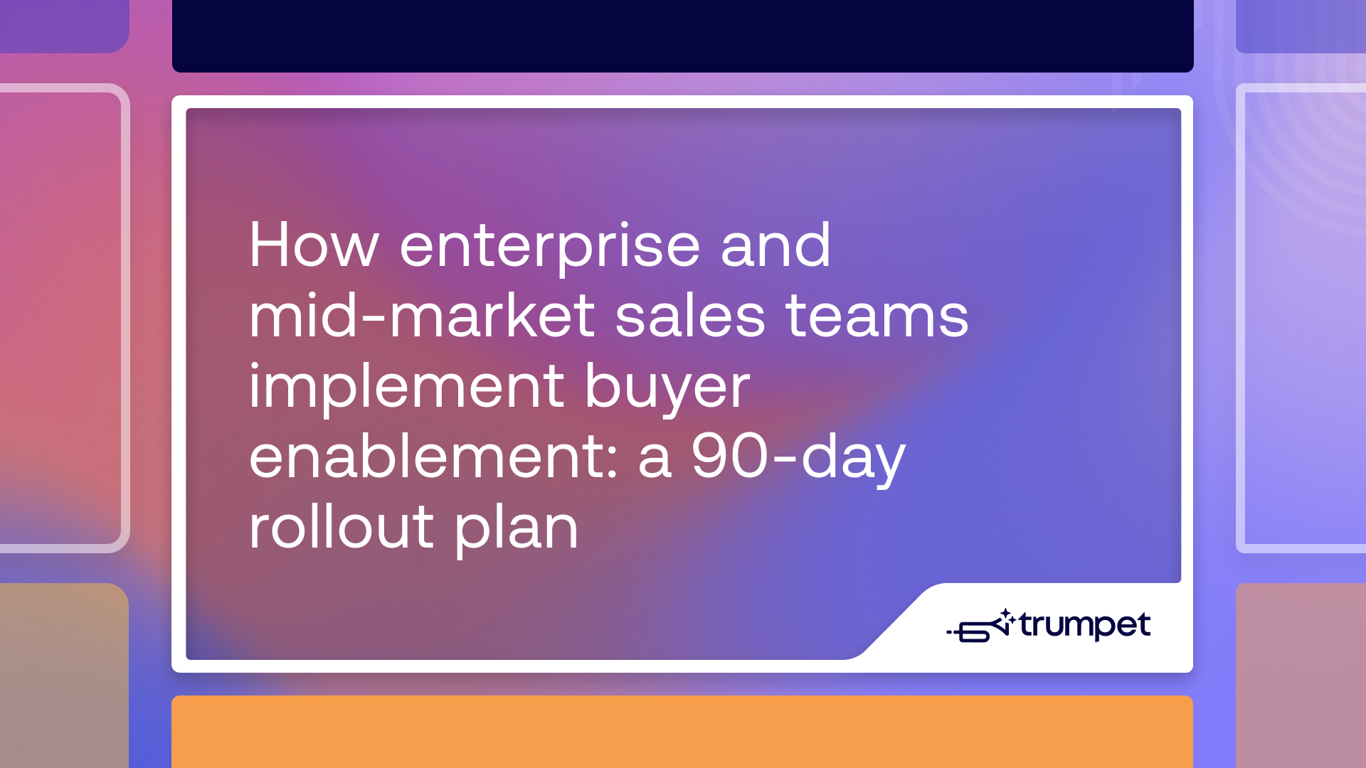 Enterprise buyer enablement is implemented by running every deal in a shared workspace, standardising Mutual Action Plans, and tracking stakeholder engagement. Teams that roll this out in phases over 90 days see higher win rates, faster deal cycles, and stronger sales to customer success continuity.