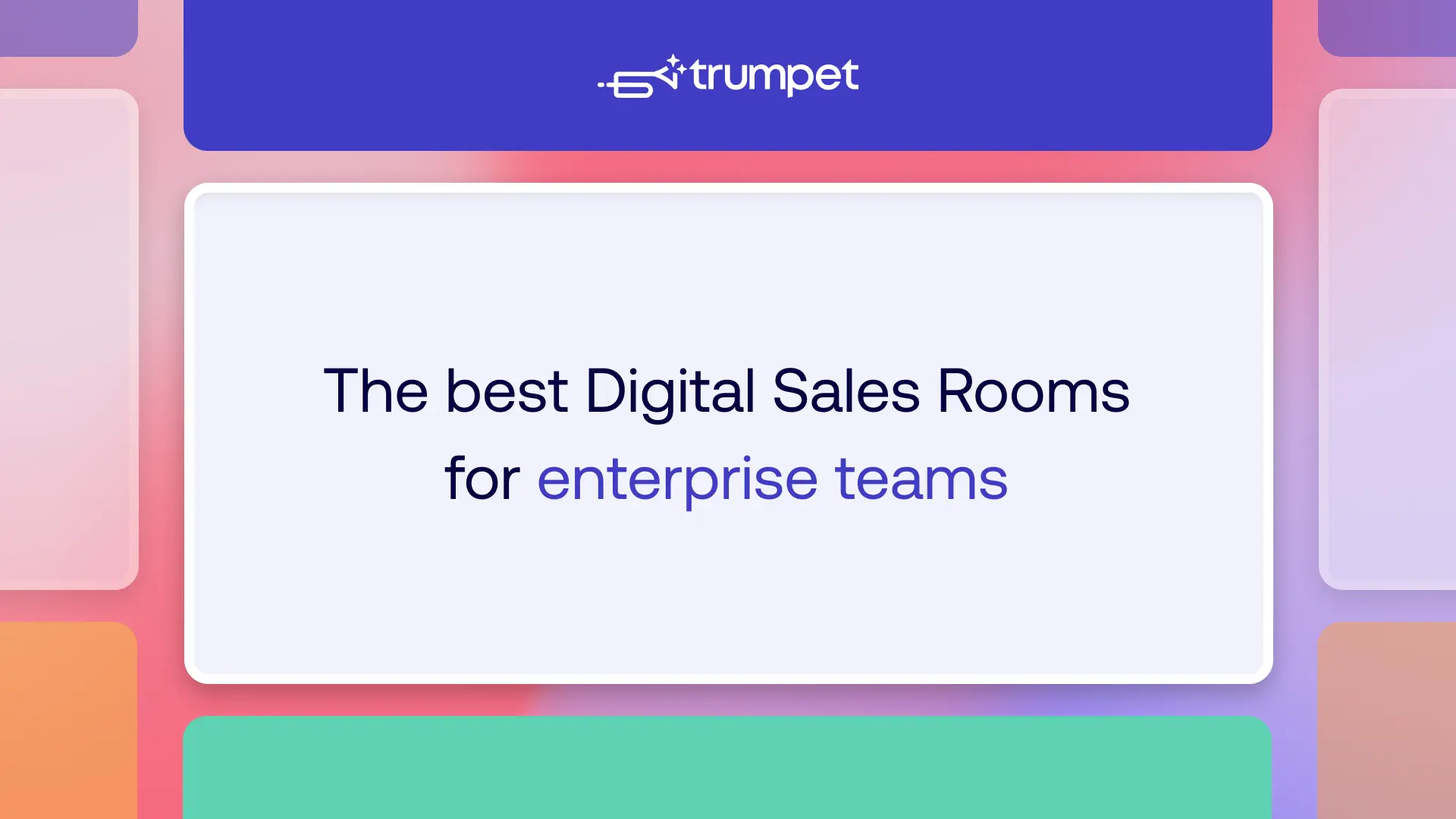 Sales enablement software helps sellers perform better. Digital Sales Rooms help buyers make decisions faster. Here is how modern SaaS revenue teams use both to improve buyer journey optimisation, collaborative deal management, and startup sales scaling, and why trumpet sits at the intersection of both categories.