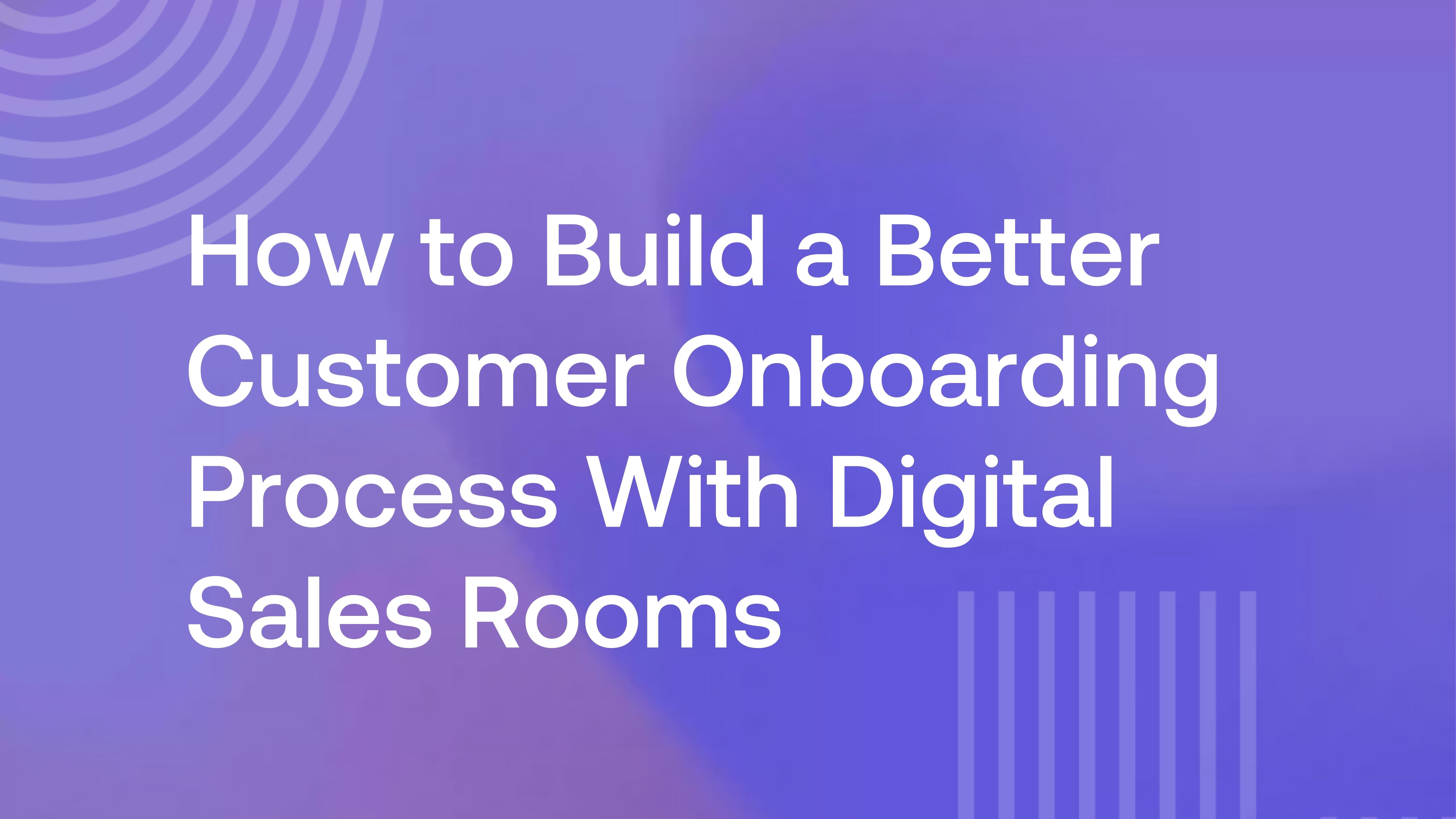 Customer onboarding breaks down when sales context is lost at handoff and customers are asked to repeat information they already provided during the evaluation. A Digital Sales Room prevents this by carrying the shared workspace from purchase into onboarding, giving customer success teams full deal context and giving customers one continuous environment. Trumpet supports this through personalised Pods containing Mutual Action Plans, educational content, stakeholder tracking, engagement insights, and post-sale continuity from first meeting through account management.