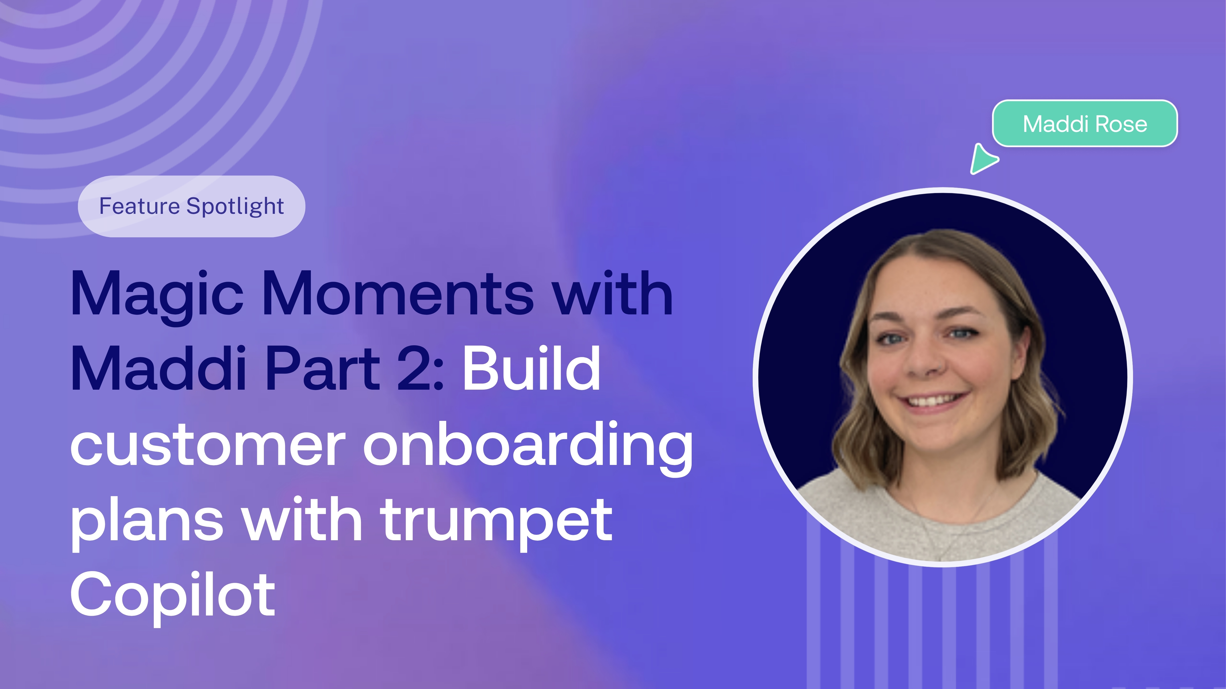 In Part 2 of Magic Moments with Maddi, Maddi from trumpet's Customer Success team shows how she uses trumpet Copilot to prepare personalised QBR content. By uploading account reporting as context and prompting Copilot with what she wants to create, she can build a QBR page containing performance metrics, priorities, team usage and areas for improvement directly inside the customer's Pod. It's another way Copilot helps reduce repetitive Customer Success work while keeping the customer experience personalised.