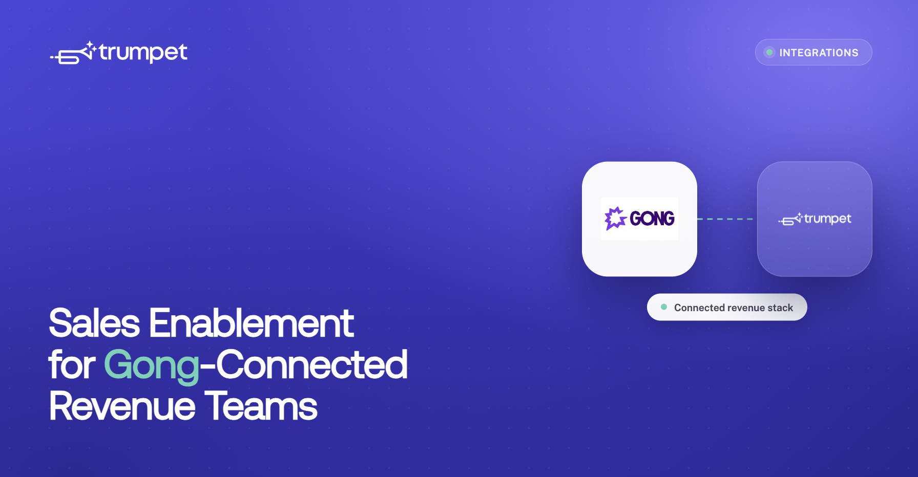 Turn Gong conversation insights into better buyer follow-up, shared next steps and buyer-facing execution with trumpet.