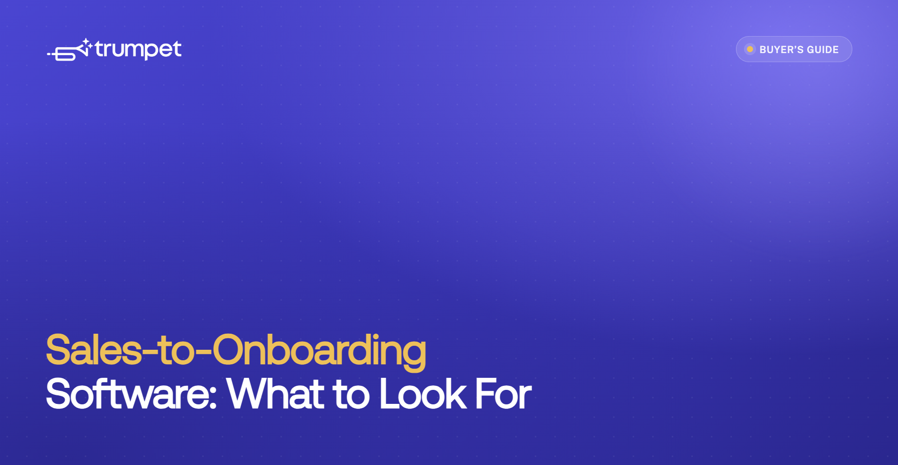 Some sales-to-onboarding software only solves the internal handoff. See what to look for if you want the customer's experience to stay continuous too.
