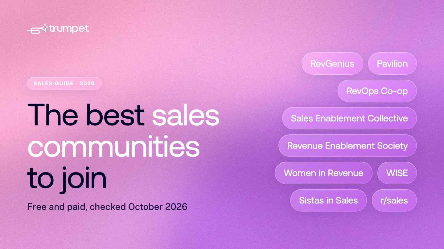 The best sales communities to join in 2026
