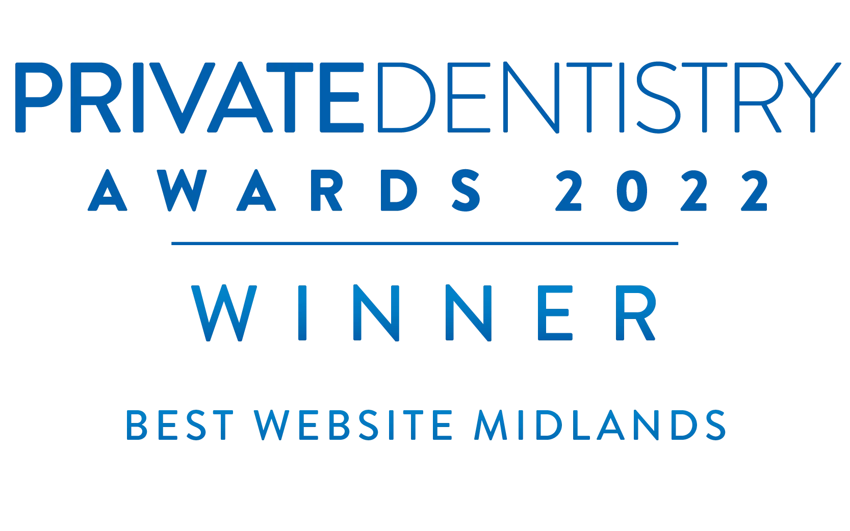Private Dentistry Awards - Website of the Year - Winner 2022 