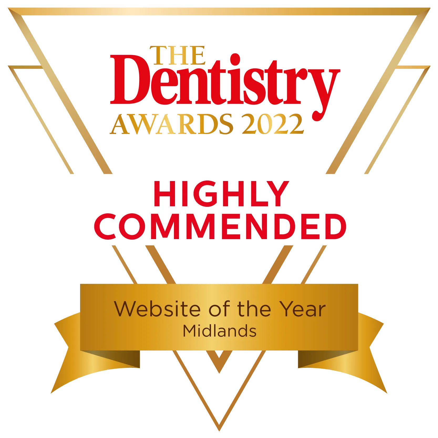 The Dentistry Awards - Website of the Year - Highly commended 2022 