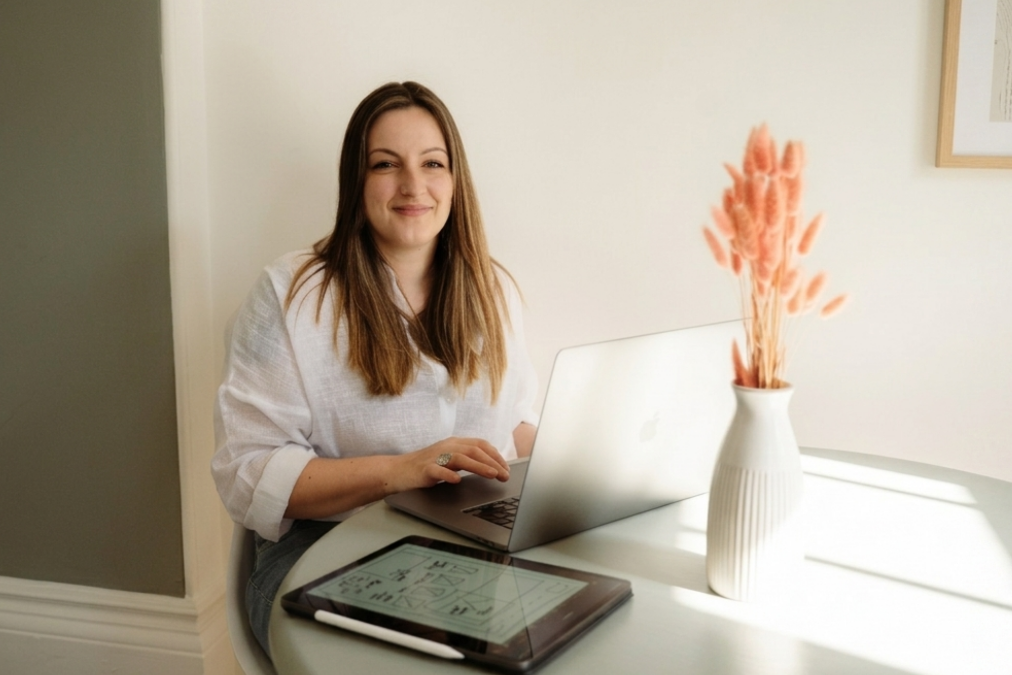 Ali Attrill, Founder of Transcend Dental, working on dental website design and SEO strategy for dental practices