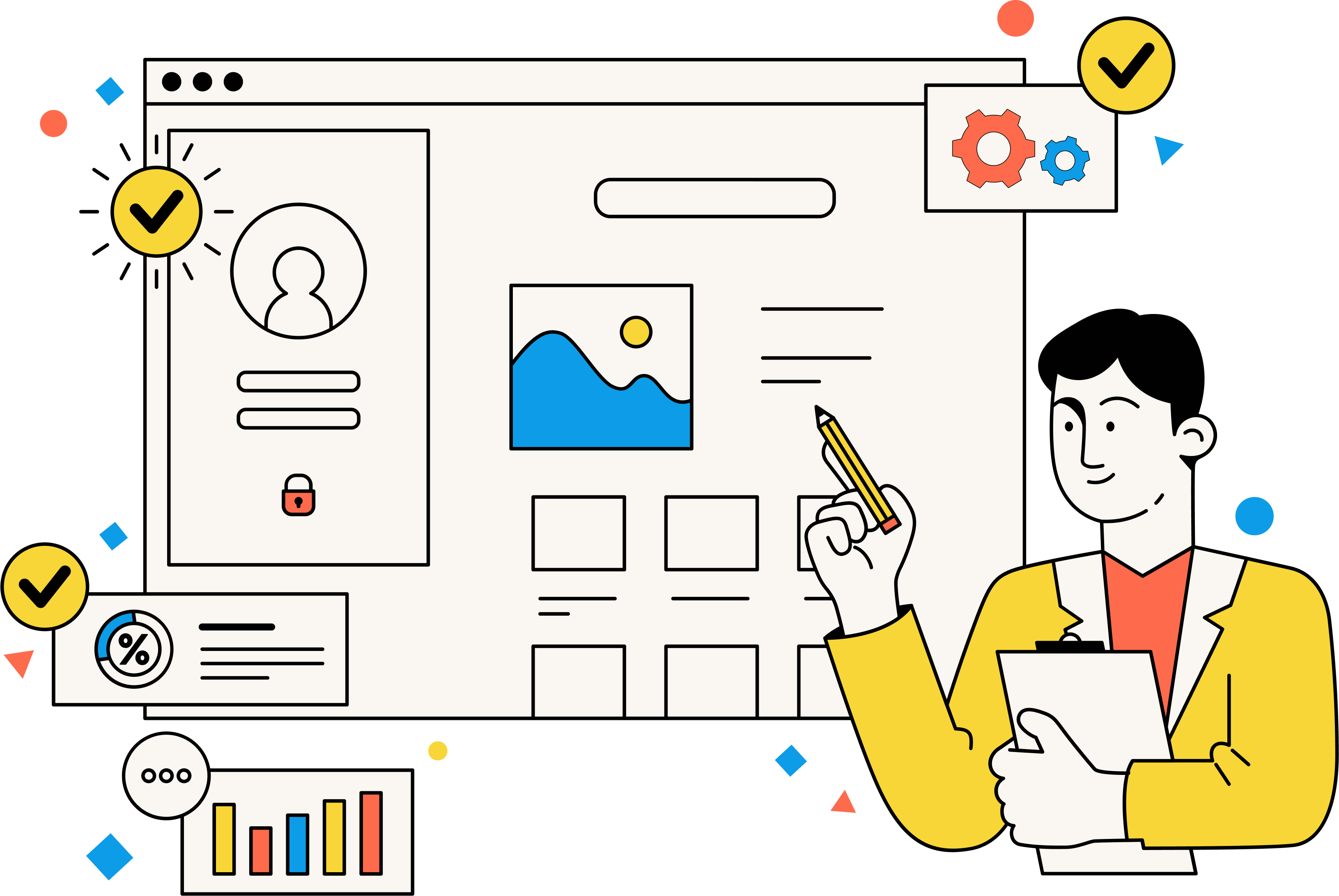 Dashboard mockup