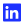 Ícone azul do LinkedIn, rede social profissional.