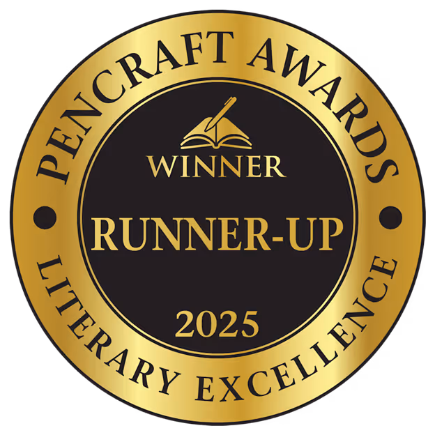 Pencraft Awards seal, winner: runner-up 2025