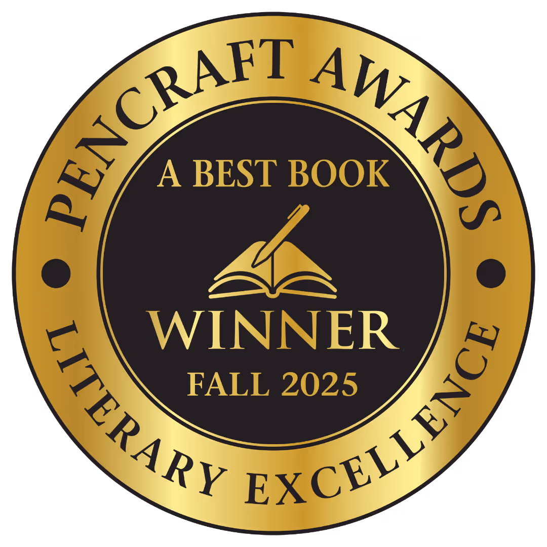 Pencraft Awards gold seal, winner: fall 2025