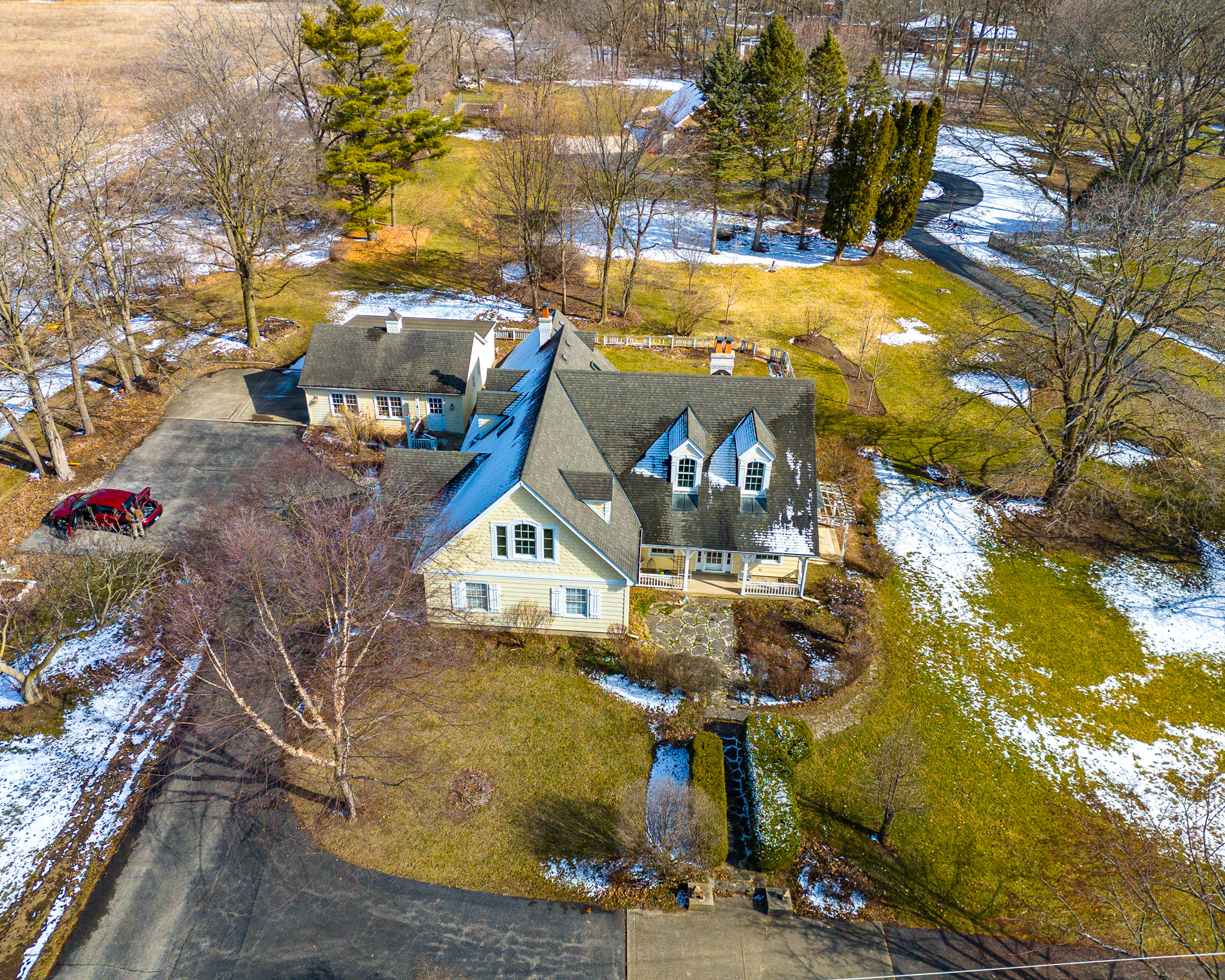Densmore House Aerial Image
