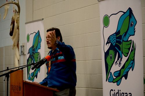 Crest for Gidigaa Migizi College Unveiled at 48th Annual Elders and Traditional Peoples Gathering