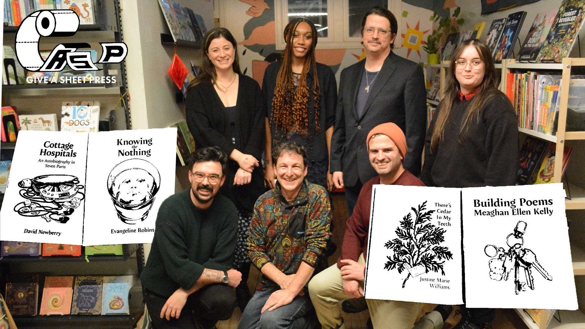 Give A Sheet Press Revived at Take Cover Books