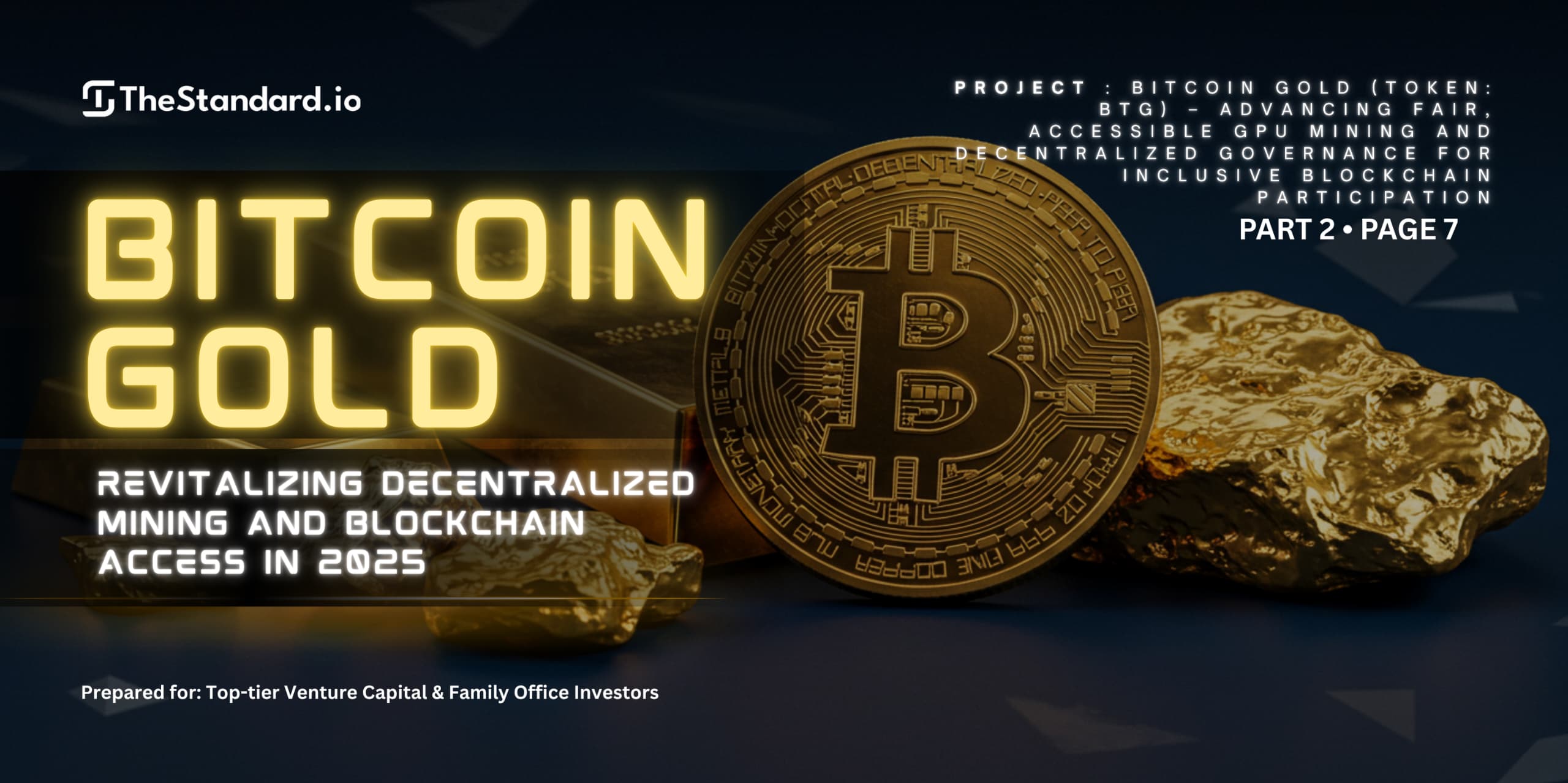 Bitcoin Gold (BTG): Revitalizing Decentralized Mining and Blockchain Access in 2025 / Part 2