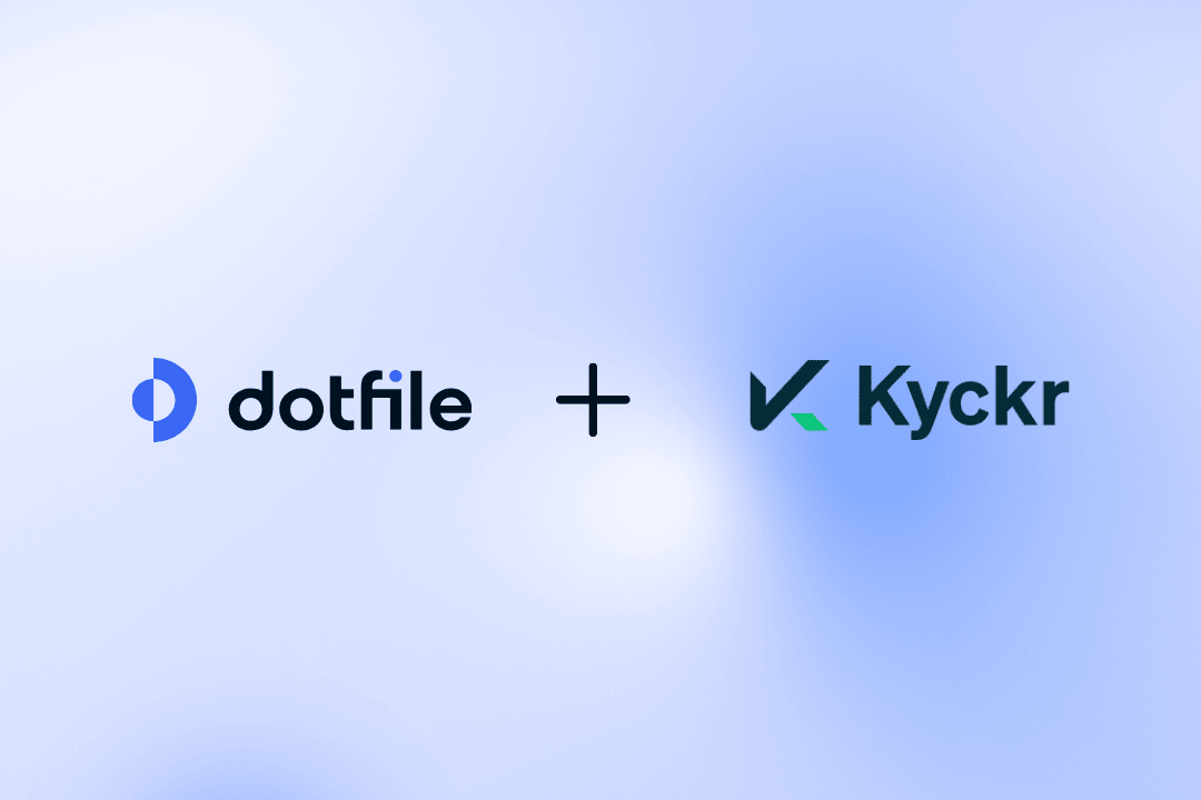 Dotfile Partners with Kyckr for Live Registry Business Verification
