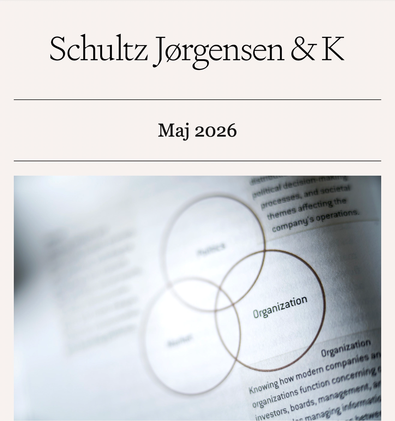 Cover image for the March 2026 newsletter.
