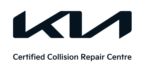 Kia Certified Collision Repair Centre logo.