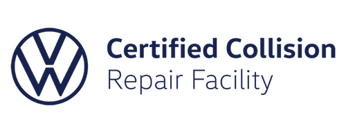 Volkswagen Collision Repair Facility logo.