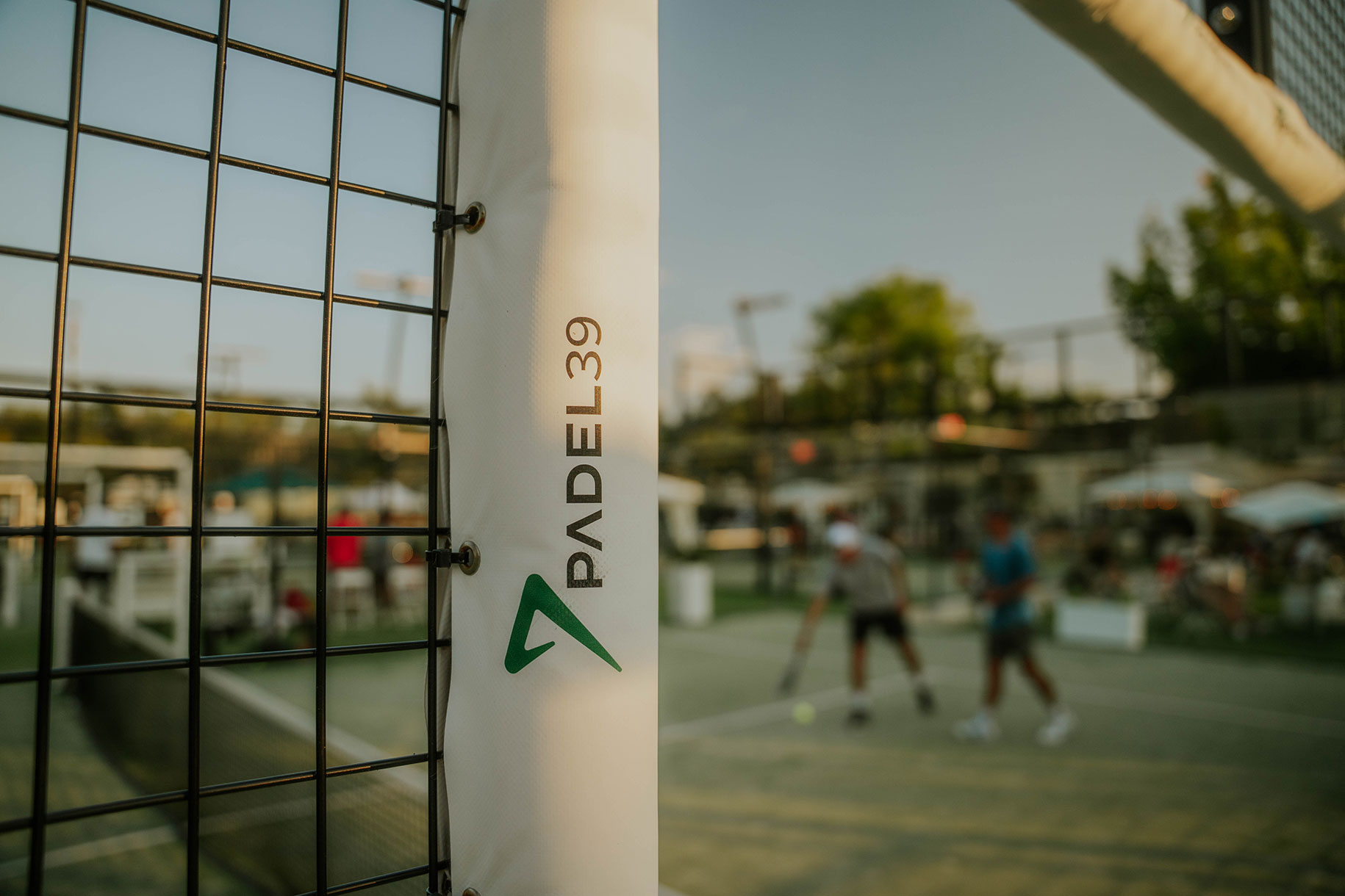 Group playing padel at Padel39 in Austin, Texas.